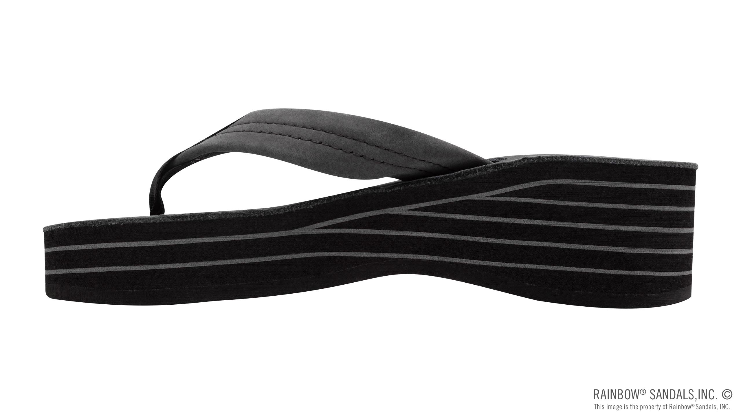 Six Layer Wedge Leather 1" Leather Strap - Image 2