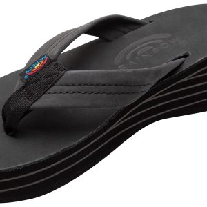 Six Layer Wedge Leather 1" Leather Strap