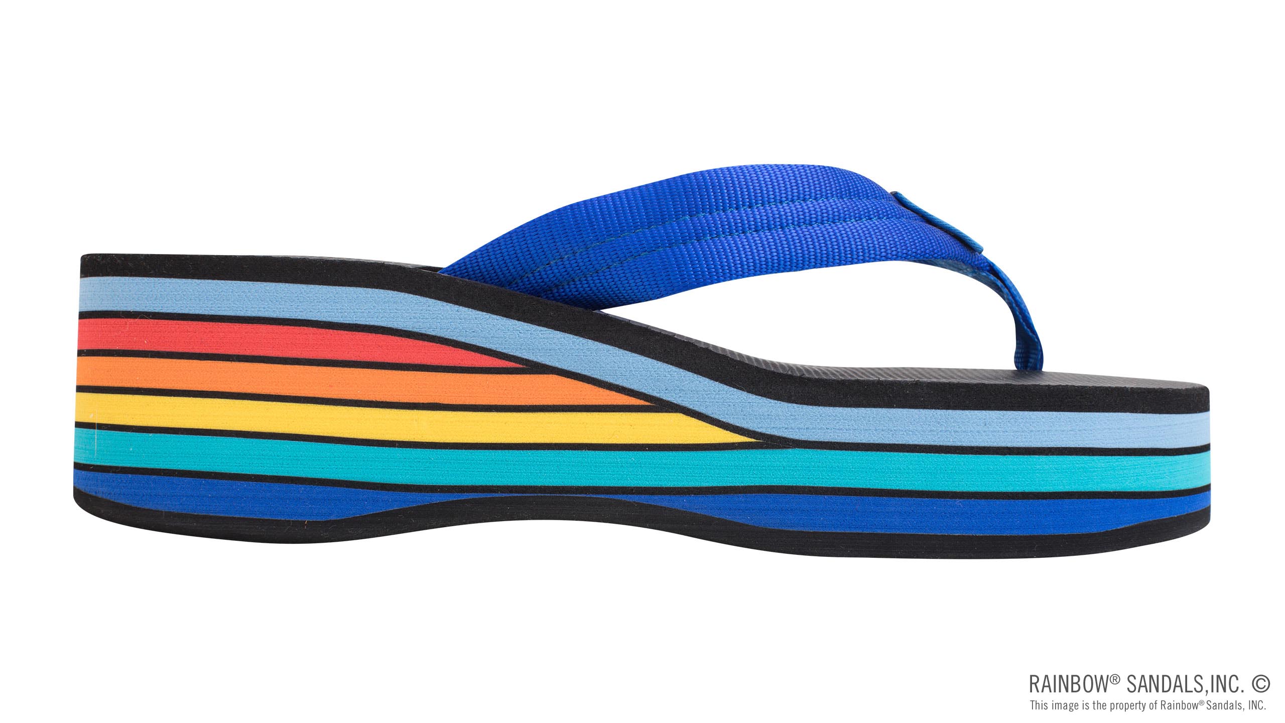 Six Layer Wedge Soft Rubber Top with EVA Filled 1" Nylon Strap - Image 4
