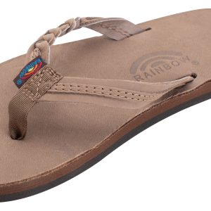 Kids Flirty Braidy- Premier Leather Braided 1/2" Strap
