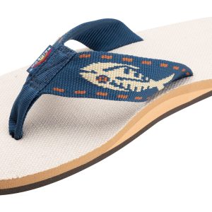 Single Layer Hemp with a Nylon Fish Pattern Strap
