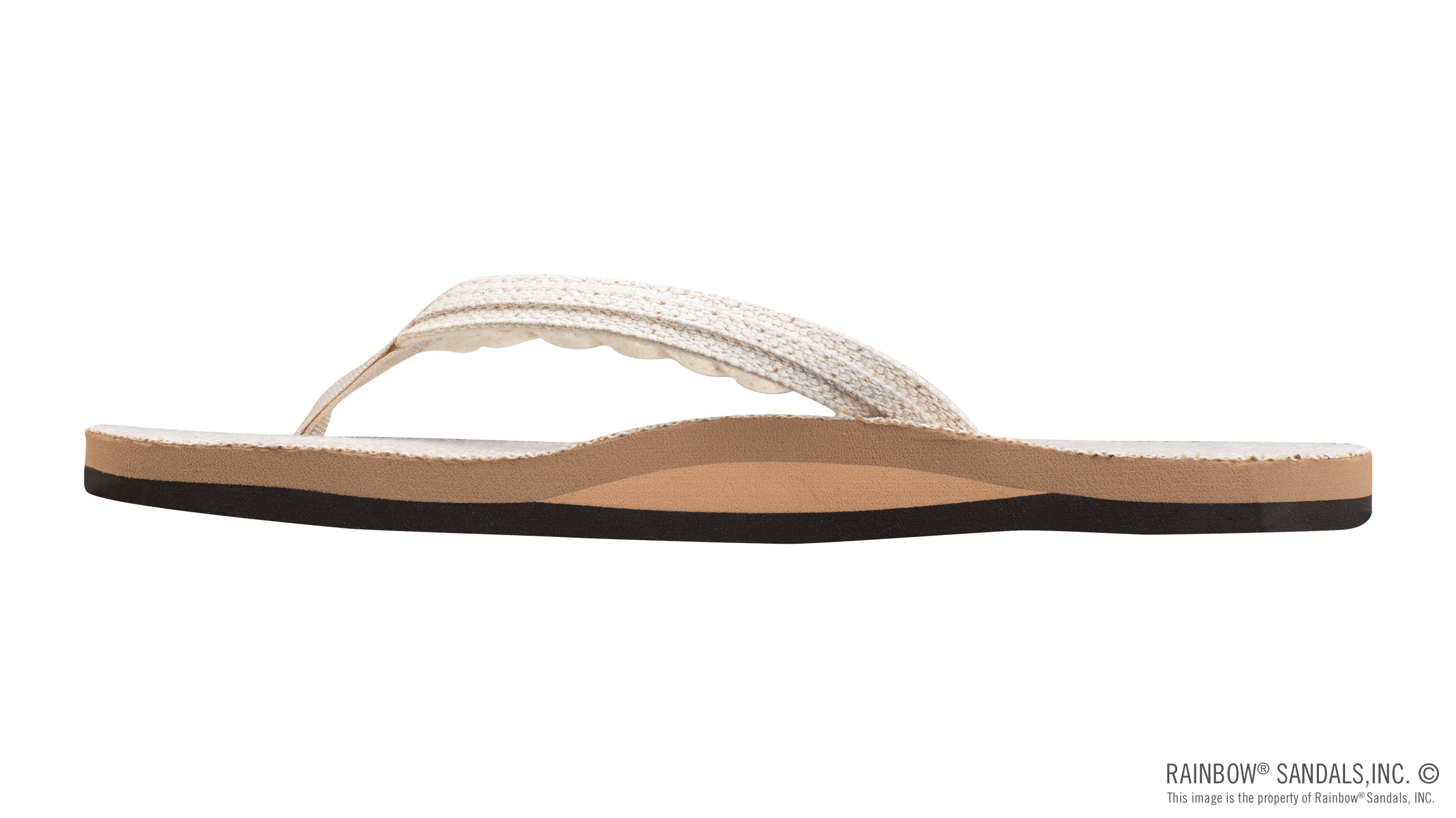 Hemp Flirty Braidy - Single Layer Arch Support with a 1/2" Braided Strap - Image 2