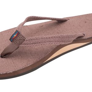 Single Layer Hemp with Arch Support and 1/2" Narrow Strap