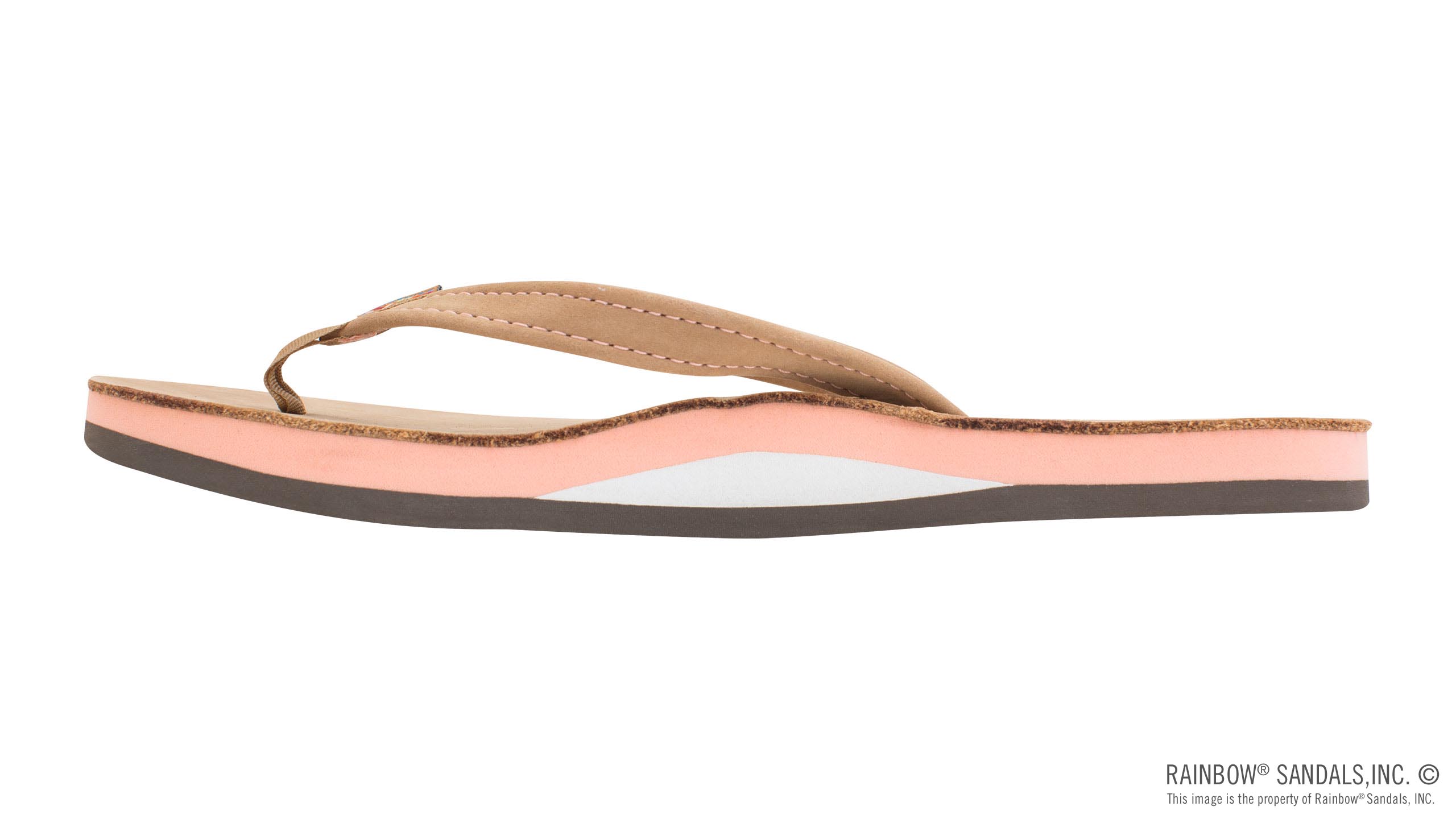 The Tropics - Single Layer Premier Leather with Colorful Mid Sole and a 1/2" Narrow Strap - Image 2