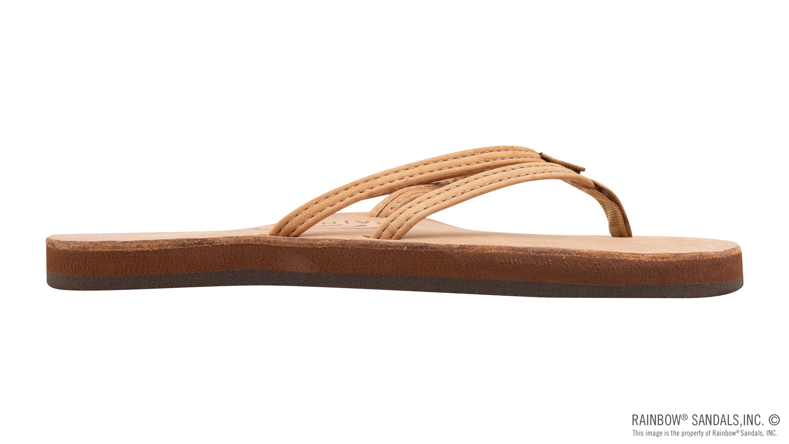 The Sandpiper - Luxury Leather Single Layer Arch Support with 1/3" Double Narrow Strap - Image 4