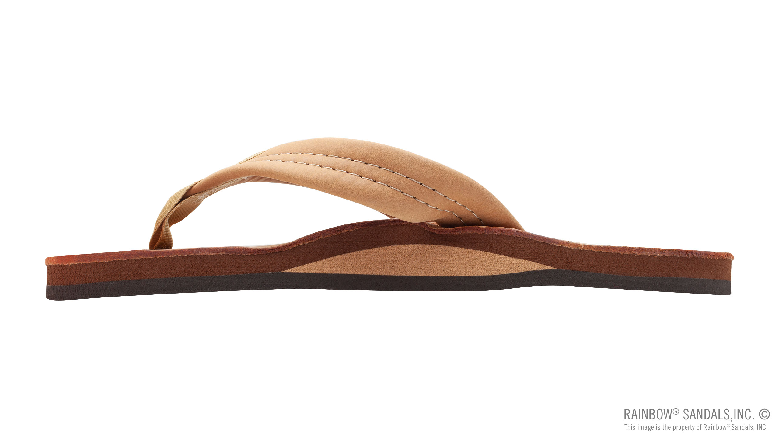 Luxury Leather - Single Layer Arch Support with a 1" Strap - Image 2