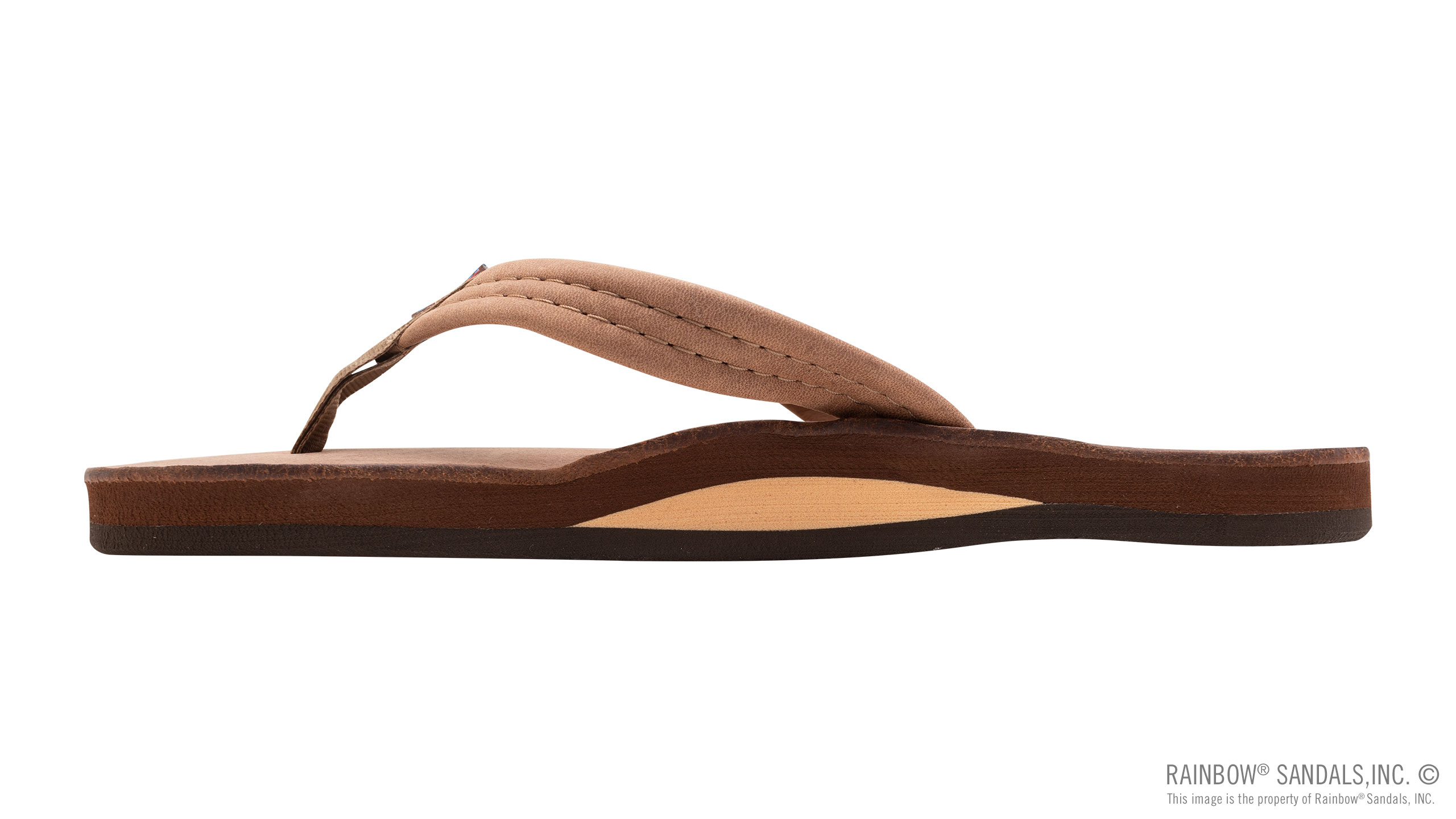 Luxury Leather - Single Layer Arch Support with a 3/4" Medium Strap - Image 2