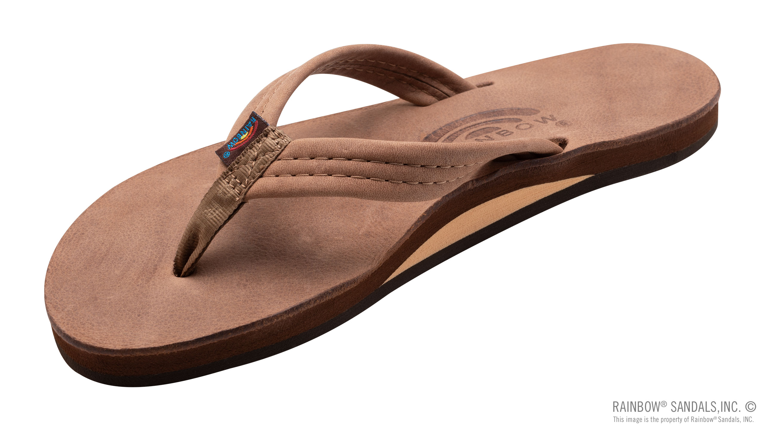 Luxury Leather - Single Layer Arch Support with a 3/4" Medium Strap