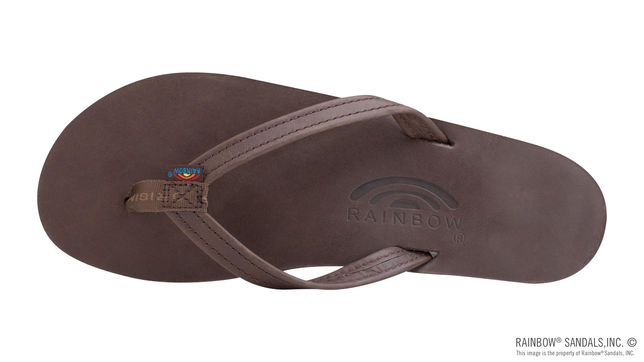Single Layer Classic Leather with Arch Support and a 1/2" Narrow Strap - Image 3