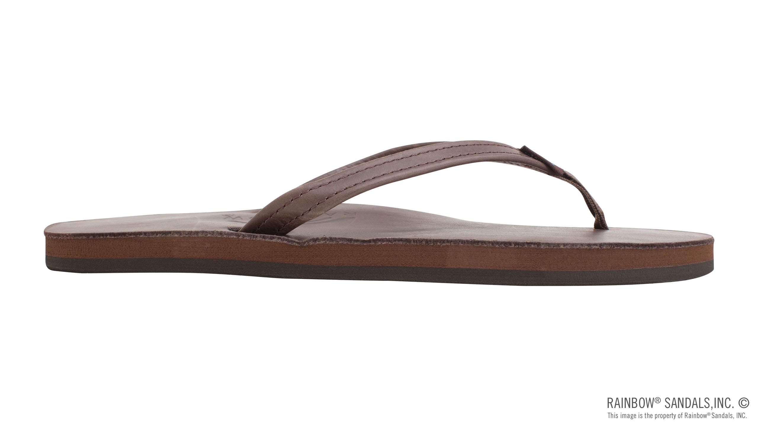 Single Layer Classic Leather with Arch Support and a 1/2" Narrow Strap - Image 4
