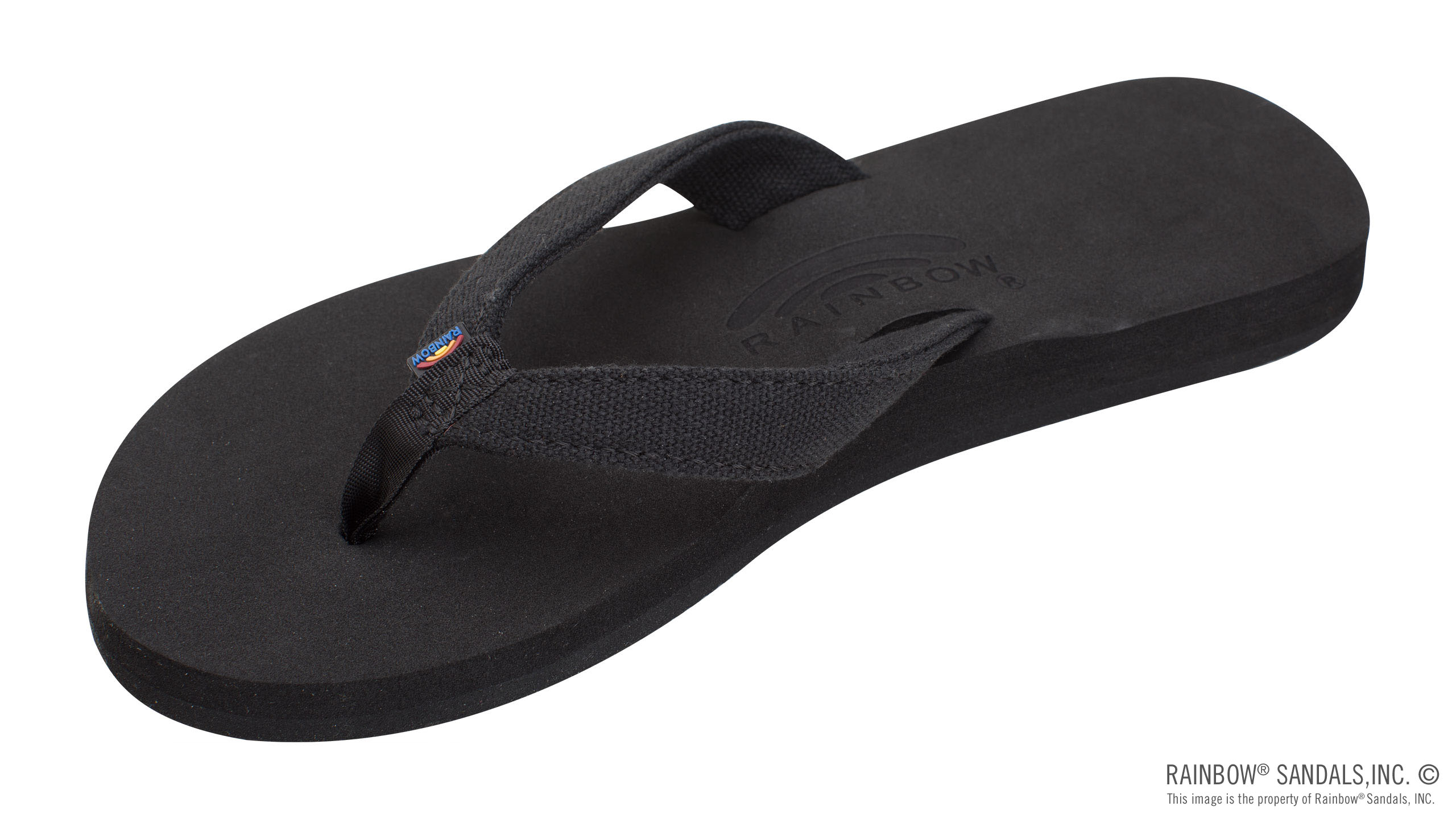 The Bella - Soft Top Black Tapered Canvas Strap
