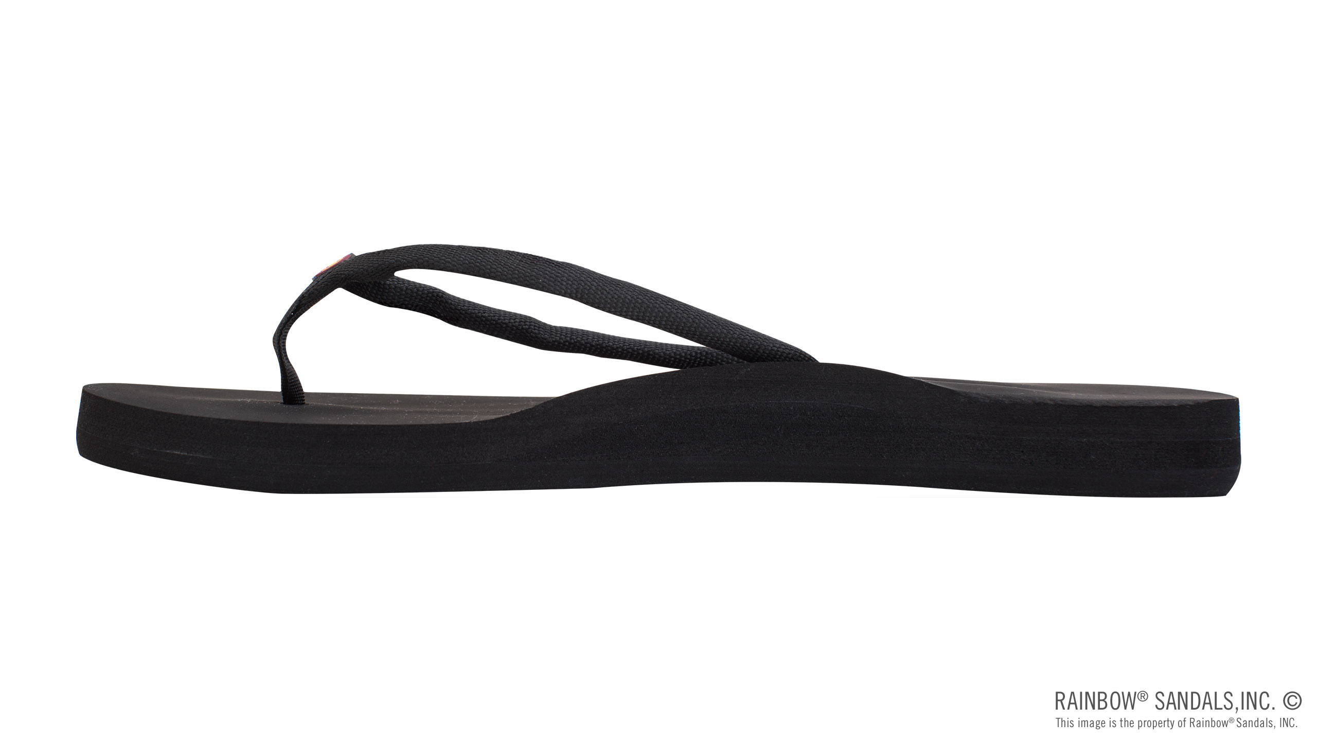 Low Cloud - Single Layer Wedge Soft Top with Arch Support and 1/3" Polyester Strap - Image 2