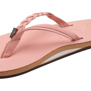 Legacy Collection Flirty Braidy Pink Single Layer Premier Leather w/Braid