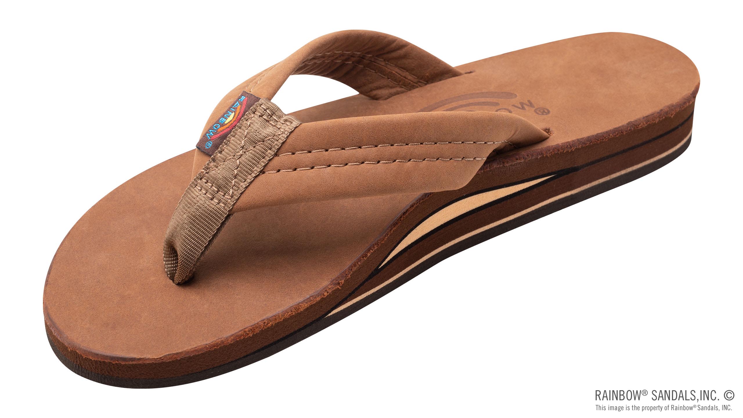 Double Layer Arch Support Premier Leather with a 1" Strap