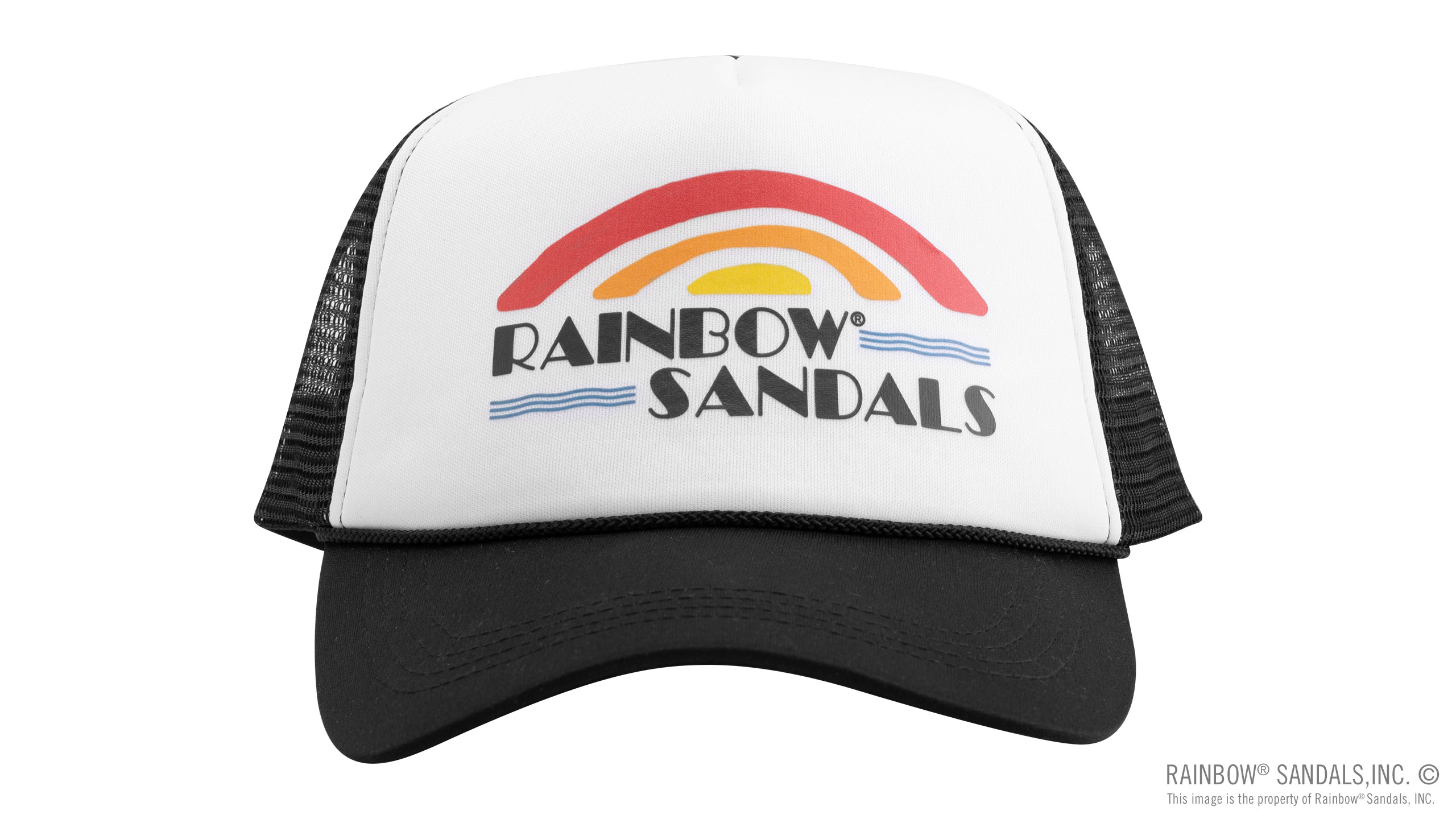 Rainbow Trucker Hat - Vintage Logo - Image 2