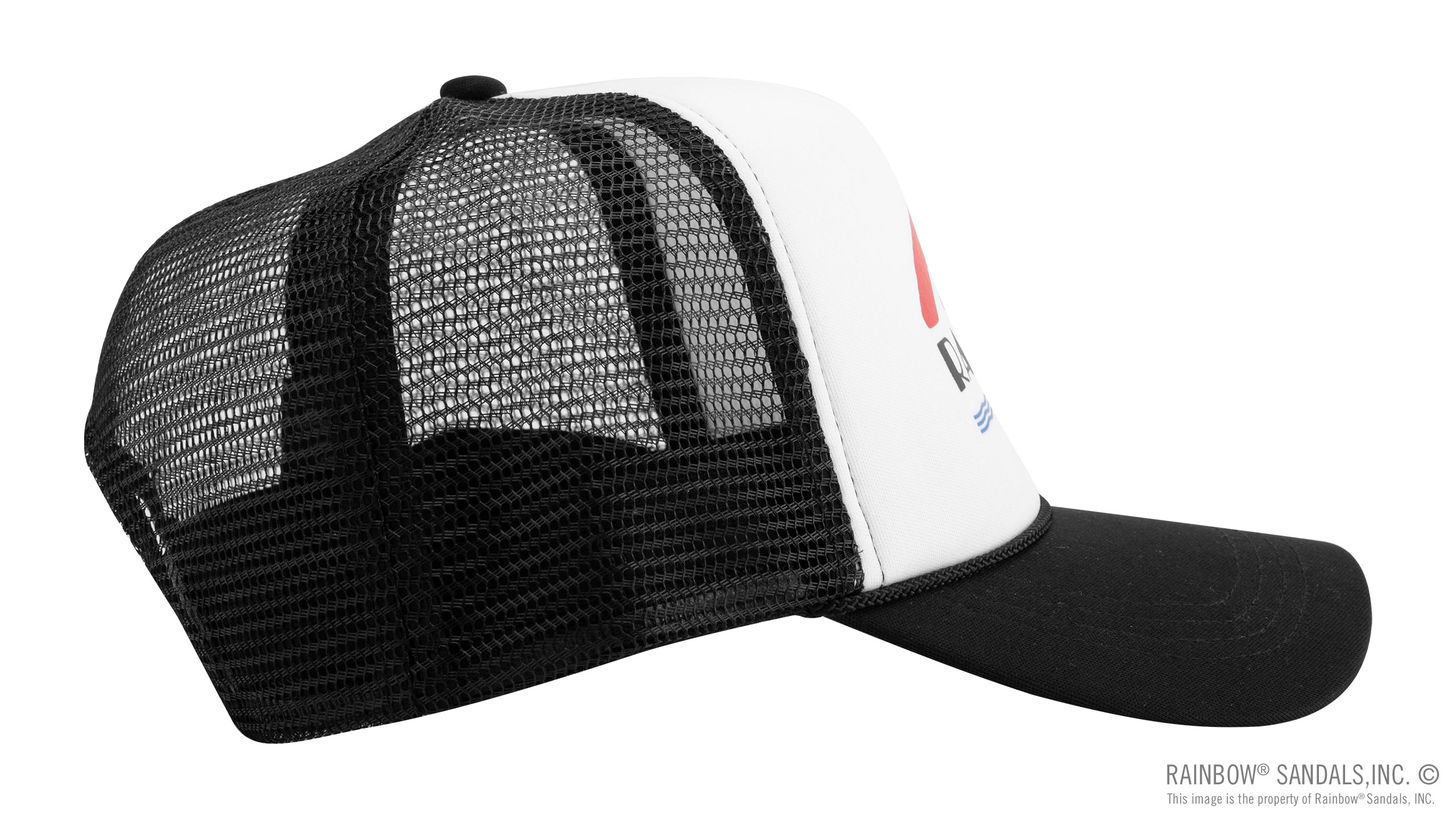 Rainbow Trucker Hat - Vintage Logo - Image 5