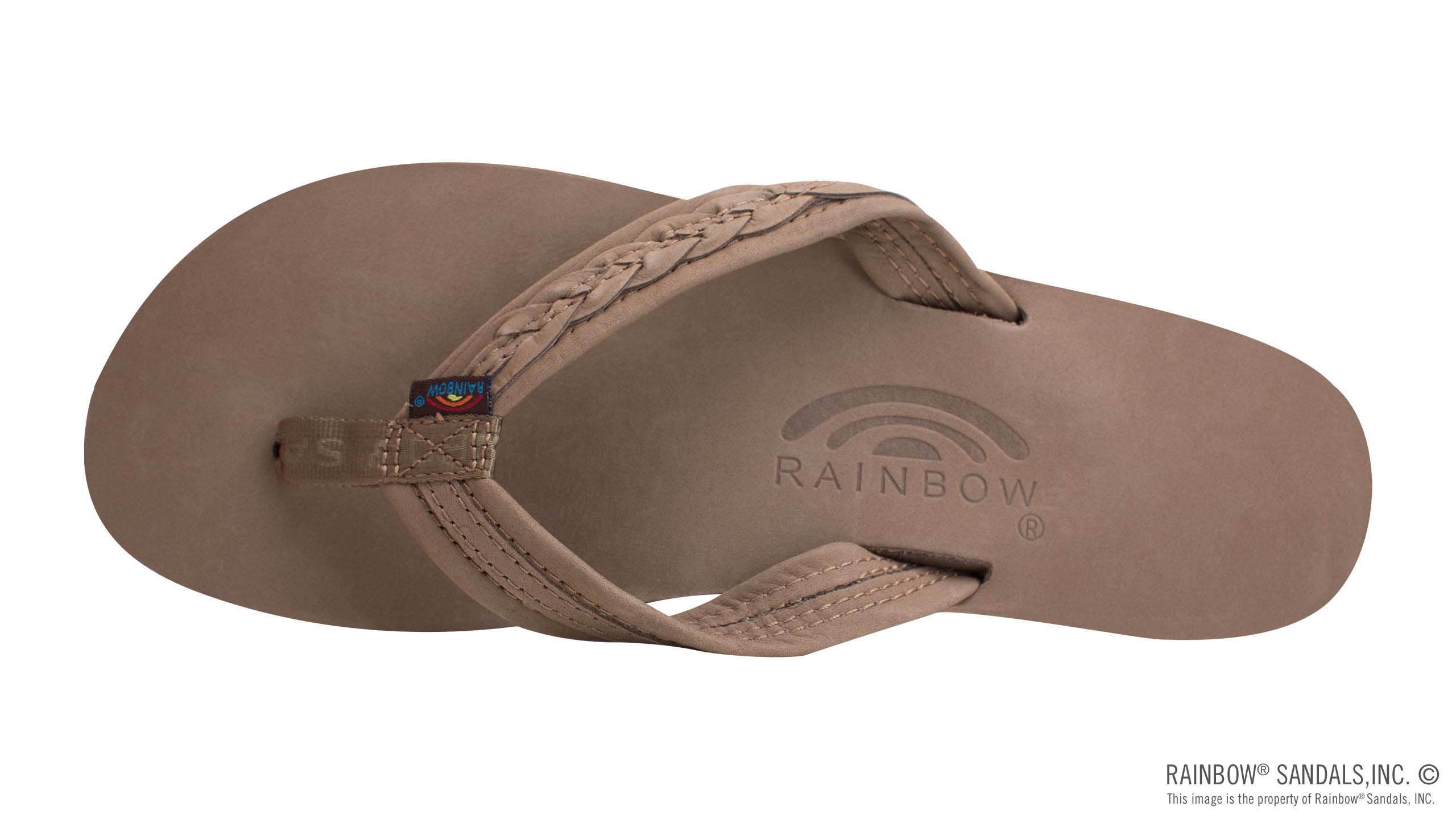 The Madison - Single Layer Arch Support with a Braid on a 3/4" Medium Rolled Strap - Image 3