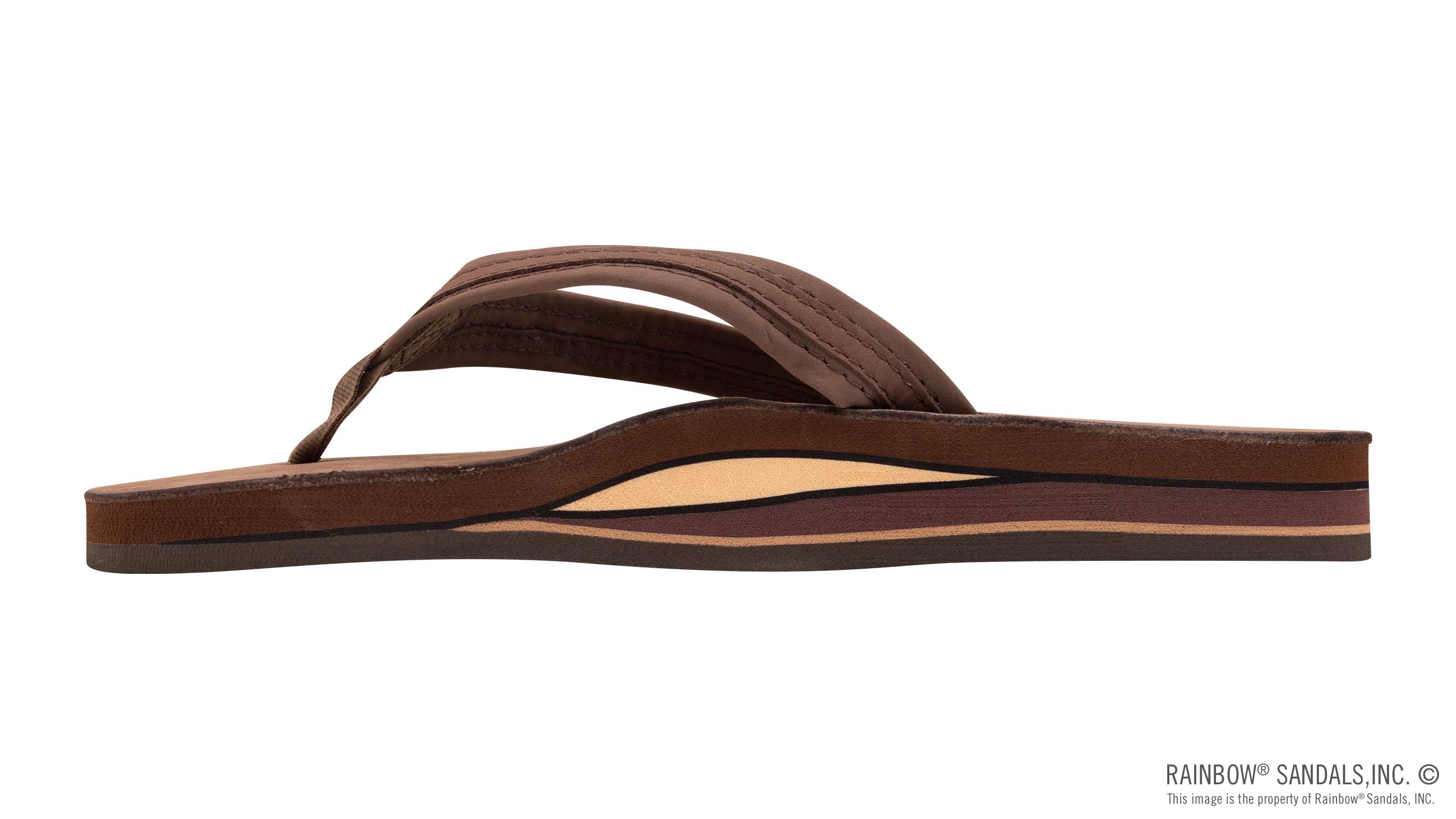 The Madison - Double Layer Arch Support with a Braid on a 3/4" Medium Rolled Strap - Image 2