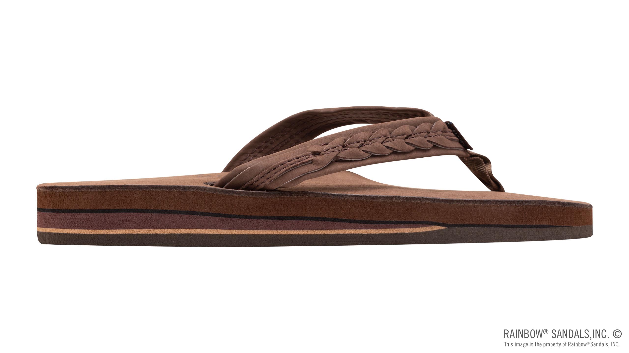 The Madison - Double Layer Arch Support with a Braid on a 3/4" Medium Rolled Strap - Image 4