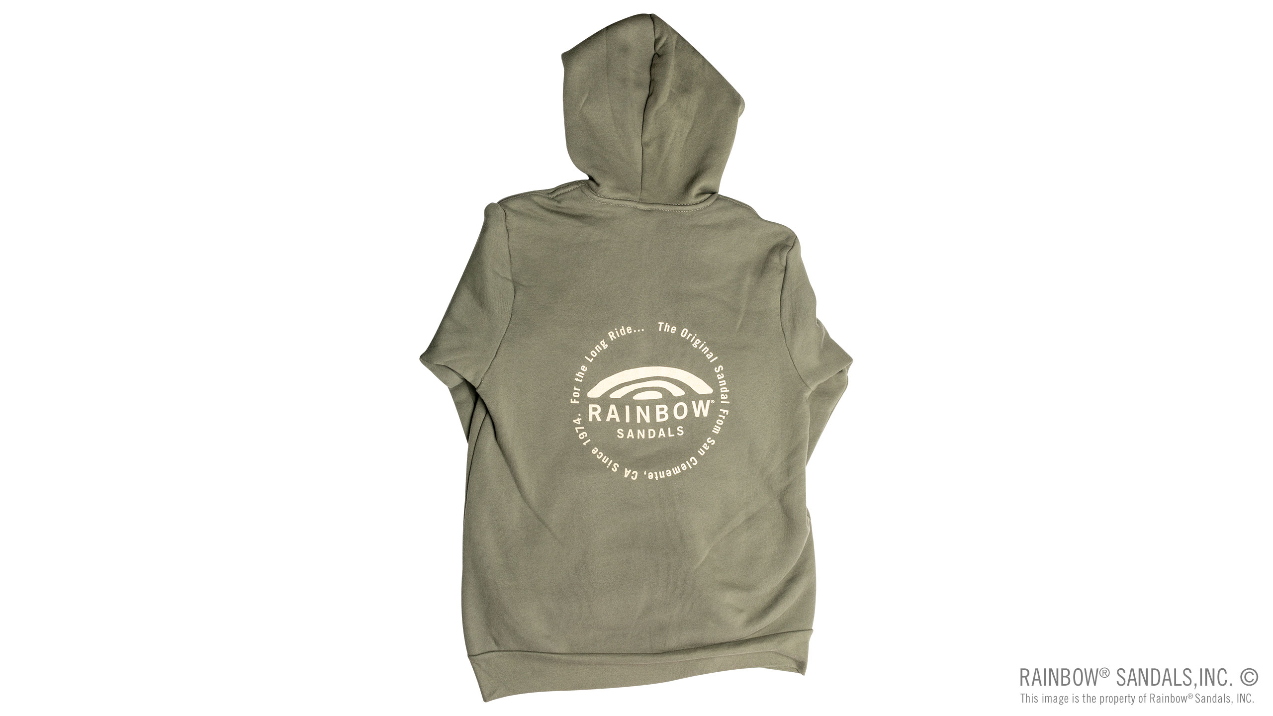 Unisex Sweatshirt with Circle Logo on Front and Back - Image 2