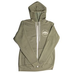 Unisex Sweatshirt with Circle Logo on Front and Back