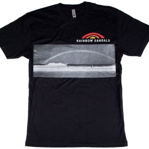 Men's T-Shirt Rainbow over the Pipeline Wave