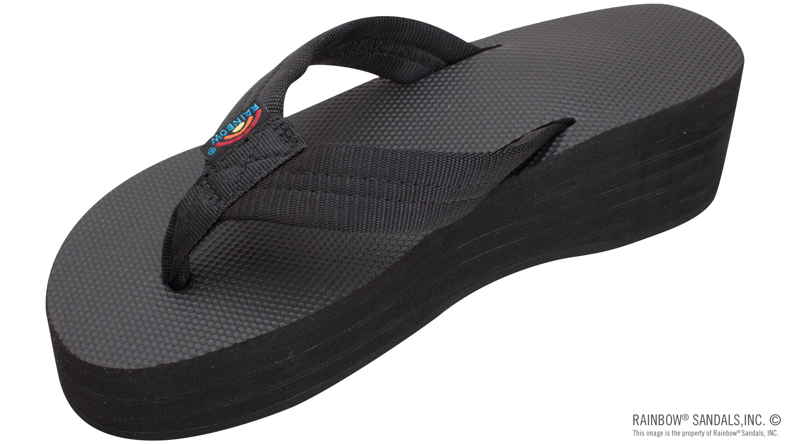 Six Layer Wedge Soft Rubber Top with EVA Filled 1" Nylon Strap