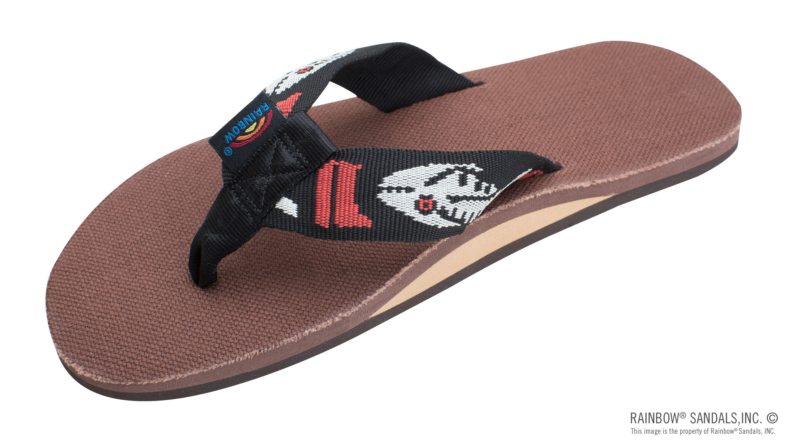 Single Layer Hemp with a Nylon Fish Pattern Strap