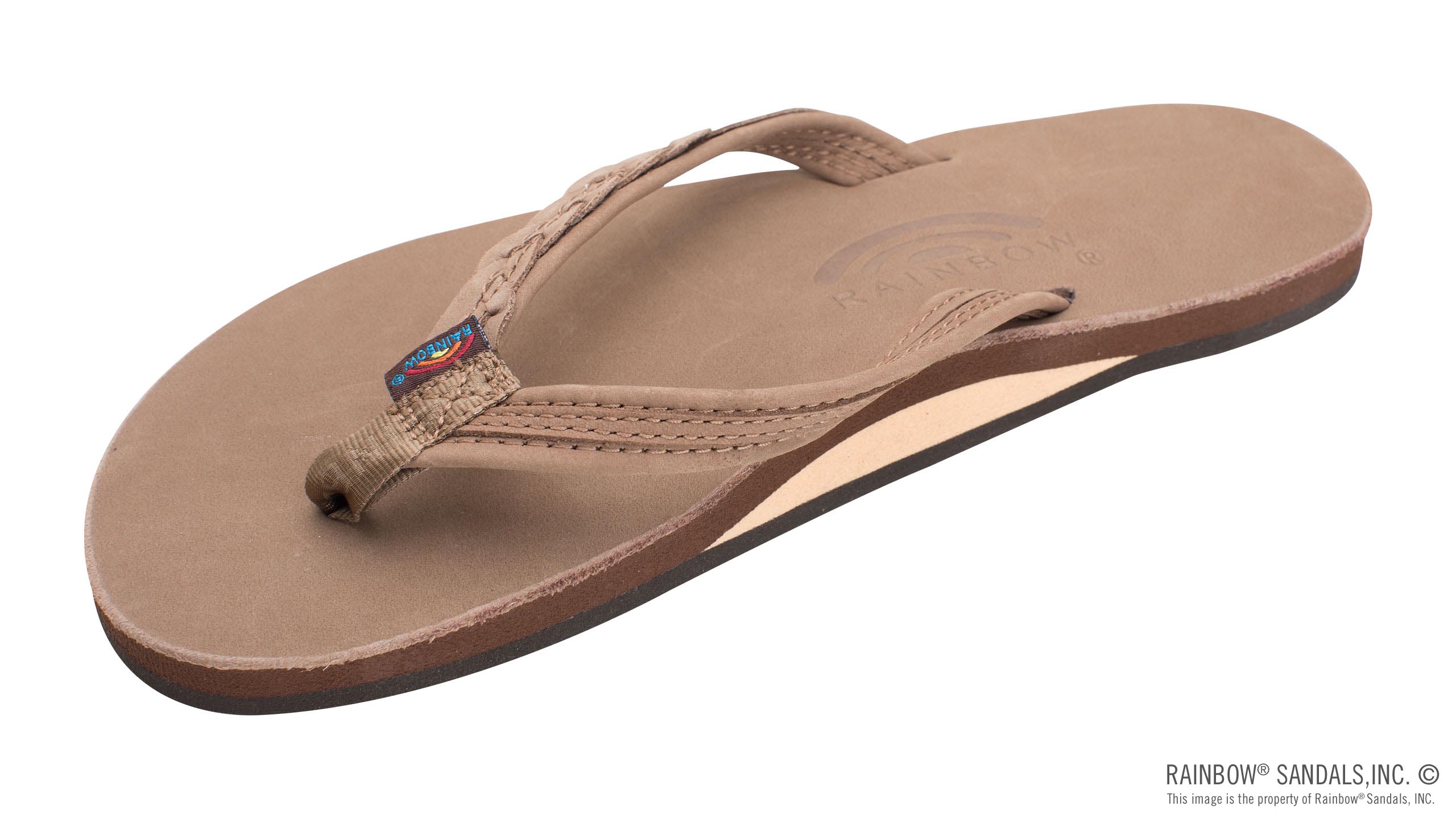 The Madison ?C Single Layer Arch Support with a  Braid on a 1/2" Narrow Rolled Strap