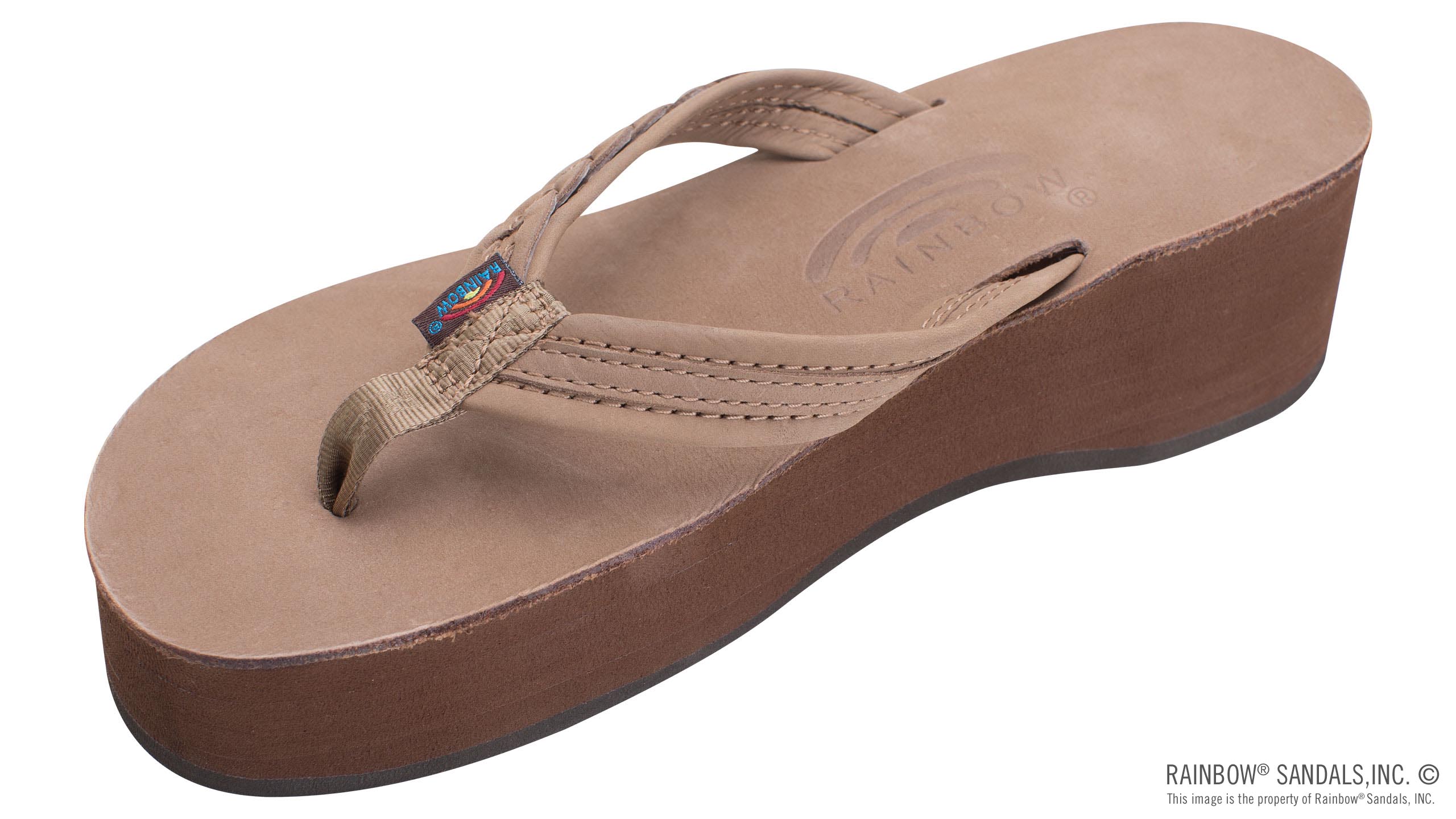 Madison Six Layer Wedge with a 3/4" Medium Braided Strap